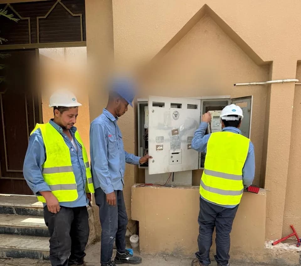 Meter panel inspection works