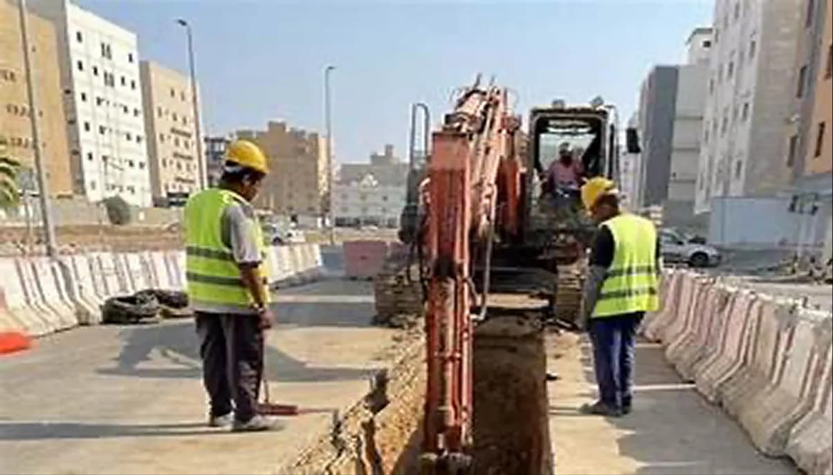 Urban excavation works
