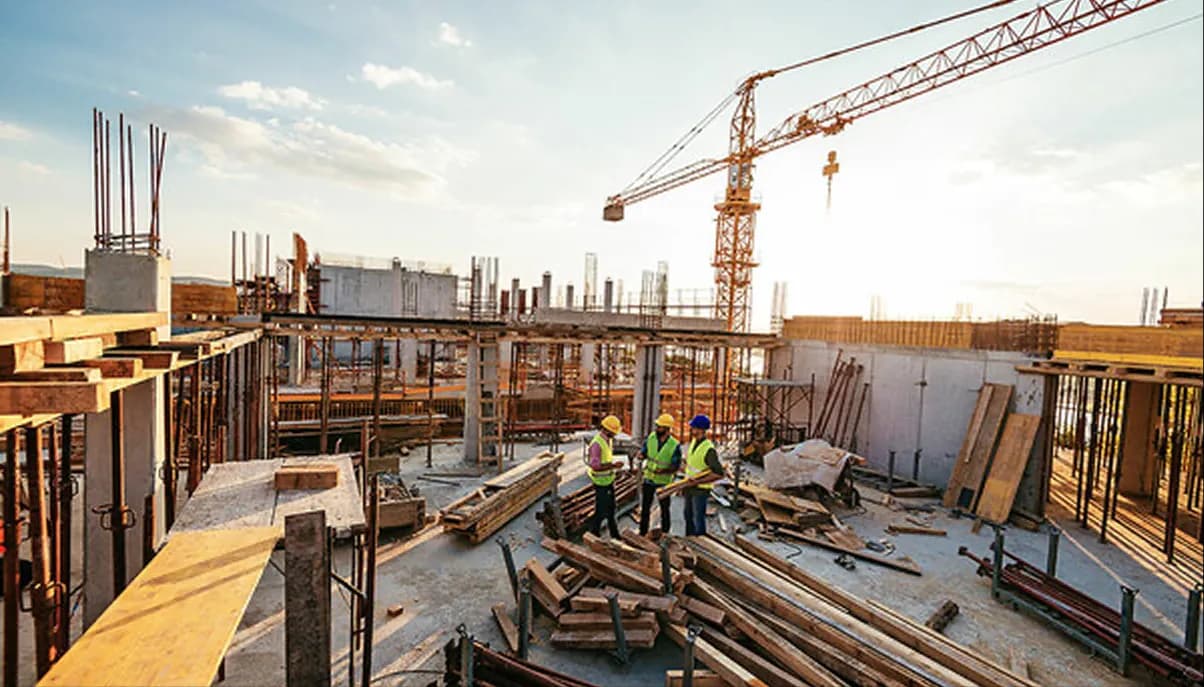 أعمال إنشائية هيكلية، رمزاً لهندسة الإطفاء والسلامة